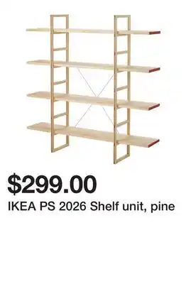 Ikea IKEA PS 2026 Shelf unit, pine offer