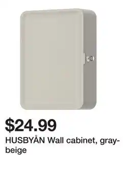 Ikea HUSBYÅN Wall cabinet, gray-beige offer