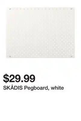 Ikea SKÅDIS Pegboard, white offer
