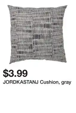 Ikea JORDKASTANJ Cushion, gray offer
