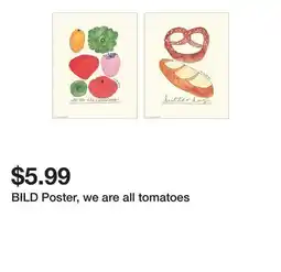 Ikea BILD Poster, we are all tomatoes offer