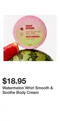 Bath & Body Works Watermelon Whirl Smooth & Soothe Body Cream offer