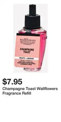 Bath & Body Works Champagne Toast Wallflowers Fragrance Refill offer