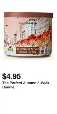 Bath & Body Works The Perfect Autumn 3-Wick Candle offer