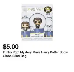 Five Below Funko Pop! Mystery Minis Harry Potter Snow Globe Blind Bag offer