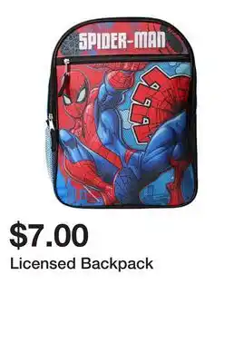 Five Below Licensed Backpack offer