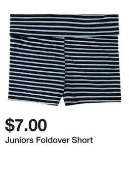 Five Below Juniors Foldover Short offer