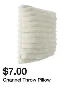 Five Below Channel Throw Pillow offer