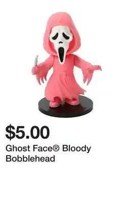 Five Below Ghost Face Bloody Bobblehead offer