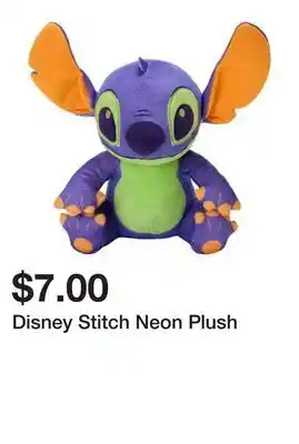Five Below Disney Stitch Neon Plush offer
