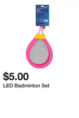 Five Below LED Badminton Set offer