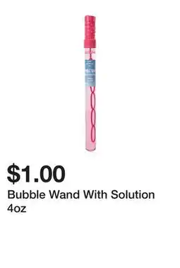Five Below Bubble Wand With Solution 4oz offer