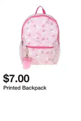Five Below Printed Backpack offer