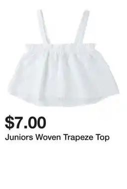 Five Below Juniors Woven Trapeze Top offer