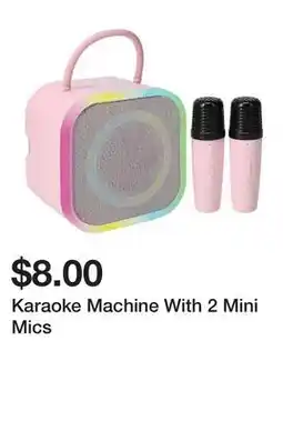 Five Below Karaoke Machine With 2 Mini Mics offer