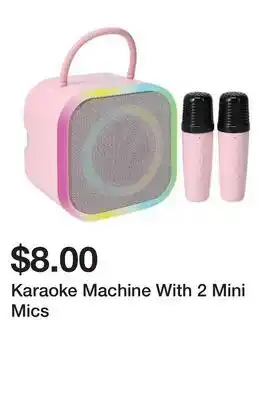 Five Below Karaoke Machine With 2 Mini Mics offer