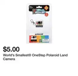 Five Below World's Smallest OneStep Polaroid Land Camera offer