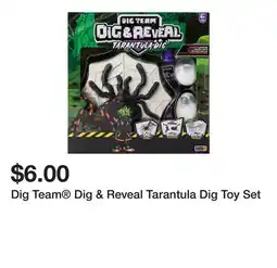 Five Below Dig Team Dig & Reveal Tarantula Dig Toy Set offer