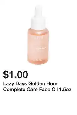 Five Below Lazy Days Golden Hour Complete Care Face Oil 1.5oz offer