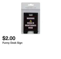 Five Below Funny Desk Sign offer