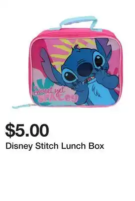 Five Below Disney Stitch Lunch Box offer