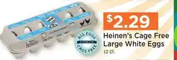 Heinen's Heinen's Cage Free Large White Eggs offer