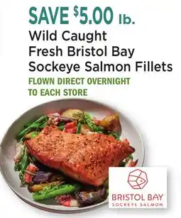 Heinen's Wild Caught Fresh Bristol Bay Sockeye Salmon Fillets offer