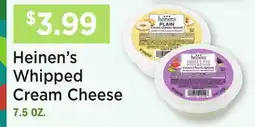 Heinen's Heinen's Whipped Cream Cheese offer