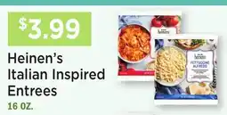Heinen's Heinen's Italian Inspired Entrees offer