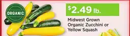 Heinen's Midwest Grown Organic Zucchini or Yellow Squash offer