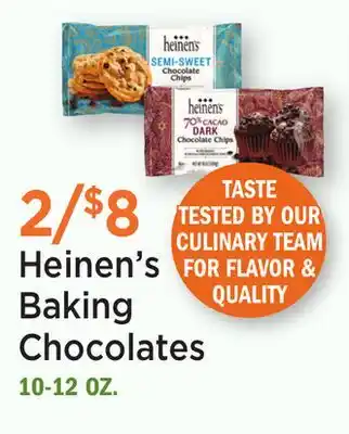 Heinen's Heinen's Baking Chocolates offer