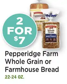 Heinen's Pepperidge Farm Whole Grain or Farmhouse Bread offer