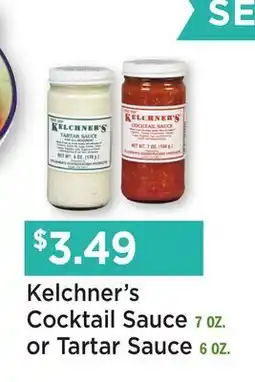 Heinen's Kelchner's Cocktail Sauce or Tartar Sauce offer