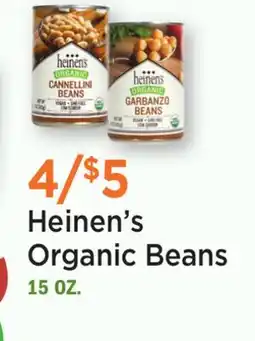 Heinen's Heinen's Organic Beans offer