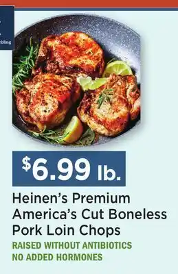 Heinen's Heinen's Premium America's Cut Boneless Pork Loin Chops offer