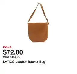 Marshalls LATICO Leather Bucket Bag offer
