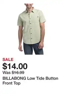 Marshalls BILLABONG Low Tide Button Front Top offer