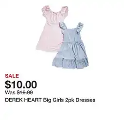 Marshalls DEREK HEART Big Girls 2pk Dresses offer