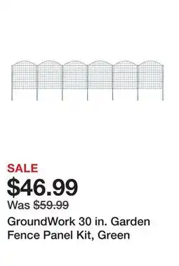 Tractor Supply Company GroundWork 30 in. Garden Fence Panel Kit, Green offer