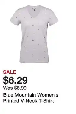 Tractor Supply Company Blue Mountain Women's Printed V-Neck T-Shirt offer
