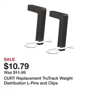 Tractor Supply Company CURT Replacement TruTrack Weight Distribution L-Pins and Clips offer