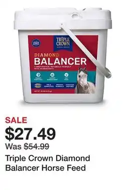 Tractor Supply Company Triple Crown Diamond Balancer Horse Feed offer