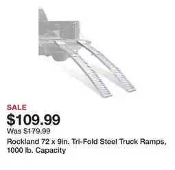 Tractor Supply Company Rockland 72 x 9in. Tri-Fold Steel Truck Ramps, 1000 lb. Capacity offer
