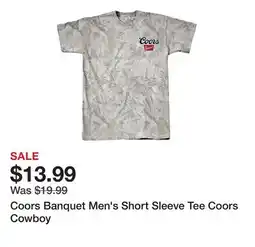 Tractor Supply Company Coors Banquet Men's Short Sleeve Tee Coors Cowboy offer