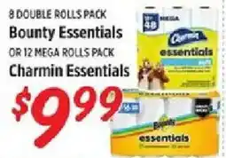 Rouses Bounty Essentials or Charmin Essentials offer