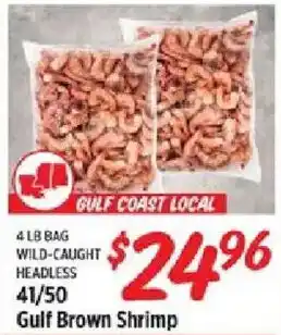 Rouses Gulf Coast Local Gulf Brown Shrimp offer