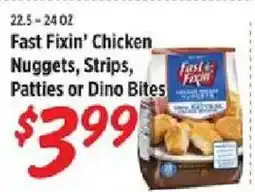 Rouses Fast Fixin' Chicken Nuggets, Strips, Patties or Dino Bites offer