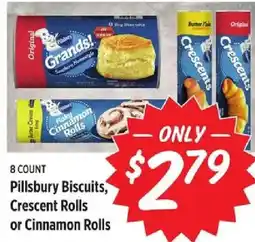 Rouses Pillsbury Biscuits, Crescent Rolls or Cinnamon Rolls offer