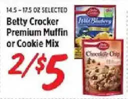Rouses Betty Crocker Premium Muffin or Cookie Mix offer