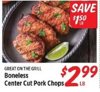 Rouses Boneless Center Cut Pork Chops offer